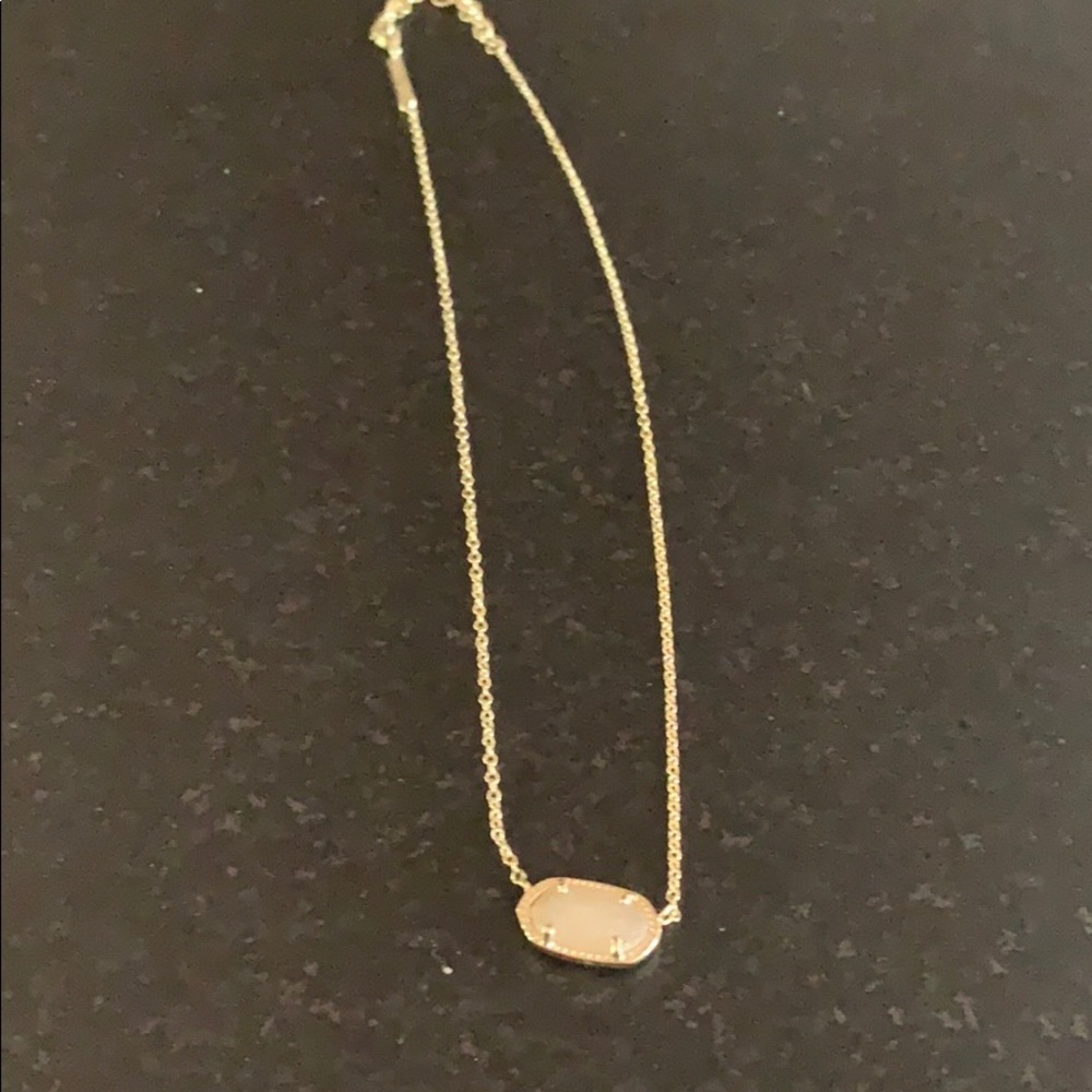 Drusy pendant necklace
